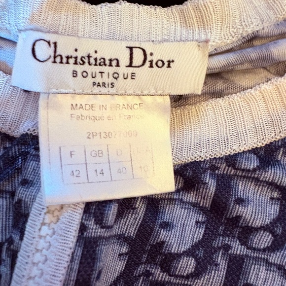 Vintage Dior monkgram cardigan and pouch set - Picture 8 of 10